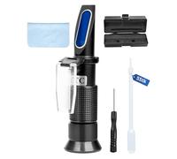 Testeur 4-En-1 Liquide De Refroidissement Avec ATC - Antigel, AdBlue (DEF), Acide Batterie & Liquide Lave-Glace - Contrôle Éthylène Glycol (G11/G12/G13) Et Propylène Glycol Pour Voiture Camion Moto