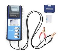 Testeur Batterie Auto 12V 24V, Analyseur LCD Numérique avec Imprimante, Test Système Démarrage et Charge - Mesure Précise Résistance Interne, CCA DIN IEC EN JIS