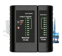 Testeur câbles réseau Ethernet Outil Détecteur Multifonction Pour Signal Et | Testeur de débit câble Ethernet Pour électricien signal données terminaison continuité tension
