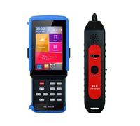 Testeur CCTV Testeur De Vidéosurveillance À Écran Tactile IPC-9310S Plus, 4.5 Pouces, Moniteur 4K H265 IPC CVI TVI AHD, Test Caméra 8MP, Sortie DC12V POE CCTV(With Cable tracker)