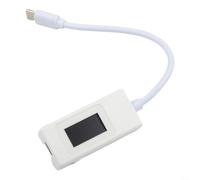 Testeur, compteur de puissance 4-30 V 6,5 A avec prise en charge Qc3.0 PD VOOC, KWS-065C moniteur de tension et de courant (066C-blanc)