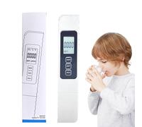 Testeur - Contrôleur Numérique EC pour Qualité d'Eau,Thermomètre Digital 0-9990ppm Haute Précision pour Eau Potable, Aquariums et Bassins Domestiques