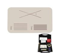 Testeur D’adhérence à Quadrillage 4 En 1, Testeur D’adhérence Cent Carreaux Avec Boîte De Rangement, Espacement De Coupe : 1mm, 1,5mm, 2mm, 3mm, Plaque à Quadrillage, Pour L’adhérence Entre A