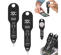 Testeur d’Inductance pour Carte Mère, Détecteur PCB avec Voyant Vert, Outil de Dépannage Rapide Haute Sensibilité pour Circuits Imprimés (2 pcs)