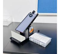 Testeur d'adhérence initiale de ruban adhésif, angle réglable 0-45°, conçu pour évaluer l'adhérence initiale du produit adhésif avec billes et anneau de réception de billes