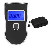 Testeur D'alcool Alcootest Portable Portable Réponse Rapide Rétroéclairage Rouge Affichage Numérique Testeur D'Alcool Pour Inspection De Sécurité De Conduite Avec Embout 5PCS