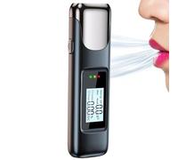 Testeur d'alcool, alcootest | Testeur d'éthylotest portable de haute précision à écran LCD numérique,Détecteur de boisson, vérificateur d'alcool, USB, Rechargeable pour la mesure de l'alcool
