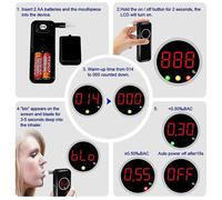 Testeur D'alcool De Voiture Ad6000 Testeur D'alcool 1pc