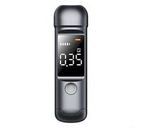 Testeur d'alcool numérique élégant avec écran LCD, idéal pour boire de manière responsable n'importe où (noir)