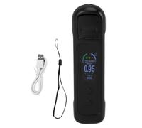 Testeur d'alcool souffle numérique Portable Portable Rechargeable Écran de couleur Mémoire de données pour la mise en place de la fête portable
