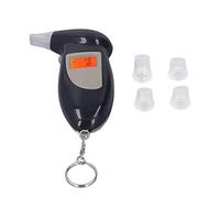 Testeur D'alcoolémie Numérique Portable, Porte-clés, éthylotest, Détecteur Avec écran LCD, Analyseur D'alerte Sonore