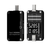 Testeur d'alimentation de téléphone - Détecteur de courant et de tension de port de type C | Compteur électrique en temps réel pour tablettes téléphones Outlets Wires Fuses | Outil pratique pour