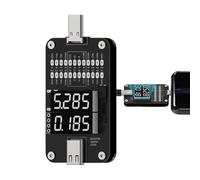 Testeur D'Alimentation Type C - Équipement De Localisation De Défauts | Testeur De Tension Type-C Temps Réel,pour PC, Circuits, Électriciens, Fusibles et Audio