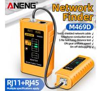 Testeur d'analyse de réseau professionnel M469D, câble lan RJ45 RJ11 RJ12 CAT5 UTP LAN, outil de mise en réseau, réparation de réseau également M469D Yellow