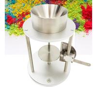 Testeur d'angle de repose de poudre, entonnoir conique 60 °, port de décharge de 5 mm, diamètre intérieur de 114,3 mm, équipement de laboratoire pour analyse du débit de particules