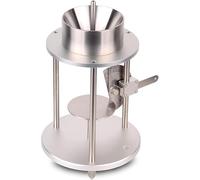 Testeur d'angle de repose pour poudres, testeur d'angle de dépôt de poussière, cône entonnoir 60°, rapporteur réglable, plateau de 80 mm, pour études expérimentales