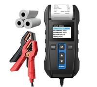 Testeur de Batterie Auto 12V 24V TOPDON BT300P 100-2000 CCA avec imprimante intégrée Testeur d’alternateur automobile Analyseur