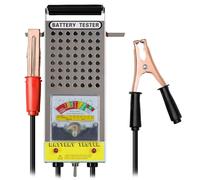 Testeur de Batterie Auto 6V 8V 12V Testeur de Charge de Batterie de Voiture avec Voltmètre Précis Testeur de Piles Universel pour Voiture, Camion, Moto, ATV, SUV, Bateau, Yacht