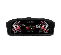 Testeur de Batterie AUTO Tableau de bord LCD 12,3 pouces pour BMW Série 7 E65 E66 (2004-2008) - Affichage numérique du compteur de vitesse Voltmètre numérique(Black)