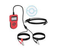 Testeur de batterie automobile numérique - 12 V/24 V - LCD - multilingue | MSW