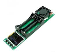 Testeur de batterie avec capacité double canal et mesure de résistance interne, cycles de décharge de charge automatiques, alimentation et ventilateur de protection contre la surchauffe