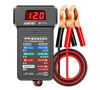 Testeur de batterie de voiture 12 V - Analyseur numérique de tension de l'alternateur - Outil de diagnostic - Charge - Escargots - Analyseur de batterie du système