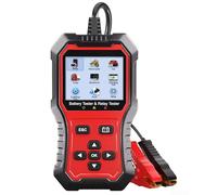 Testeur de batterie de voiture avec capacité de diagnostic de relais pour relais automobiles à 4 broches et 5 broches et évaluation complète du système électrique