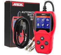 Testeur de batterie de voiture, compatibilité 12V, analyseur numérique, rouge