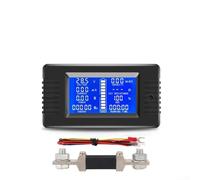 Testeur de batterie de voiture DC Voltmètre Ampèremètre 0-300 A pour tension 0-200 V Courant 0-10 A Shunt externe Consommation d'énergie 0-60000 W Capacité 0-1000 Ah Surveillance (300 A)
