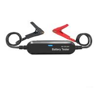 Testeur de batterie de voiture sans fil 6 V-24 V pour gel Agm, outil de diagnostic avec analyse Cca pour voiture, camion, moto (noir)