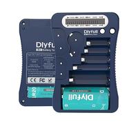 Testeur de batterie LCD universel DLYFULL pour piles AA, AAA, C, D, 9 V Testeur de batterie numérique CR123A, CR2, CRV3, 2CR5, CRP2 pour piles bouton 1,5 V et 3 V
