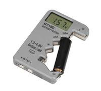 Testeur de batterie portable - Testeur de tension précis avec affichage LED, instrument de test économe en énergie pour chargeurs solaires, piles bouton, télécommande, montres, appareils auditifs