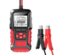 Testeur de batterie pour batterie de voiture 12 V/24 V, analyseur LCD avec test SOH SOC CCA IR, testeur pour plomb acide pour batteries AGM GEL WET, plage de mesure 3-200 Ah, 8-30 V CC, câble 650 mm