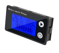 Testeur de batterie pour chariot de golf, jauge de capacité de batterie | Jauge de tension pour chariot de golf avec buzzer | Affichage couleur LED, indicateur de tension de batterie, indicateur