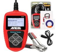 Testeur de batterie pour voiture, tension de fonctionnement 12V, grand écran LCD, support multilingue, version européenne