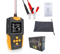 Testeur de Batterie, & Tester 24v 12v Batterie for Wet/GEL/SLA/Inondé/EFB/Plomb-acide/Assemblée générale annuelle batterie, batterie Analyseur outil de test testeur numérique