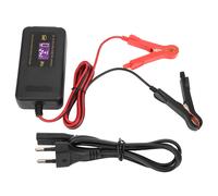 Testeur de batterie universel 12 V avec testeur d'alternateur, indicateurs LED, affichage de l'état de la batterie, charge intelligente, conception