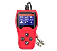 Testeur De Batterie Voiture 12V Outils Diagnostic 100-2000CCA For La Charge Démarrage Détection Rapide Précise(Red)