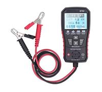 Testeur de Batterie Voiture, Analyseur de Batterie Auto 12V 24V, Affichage Rétroéclairé avec Lampe Torche Intégrée - Test Rapide et Précis, Usage Universel, Conception Pratique