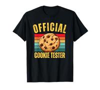 Testeur de Biscuits Officiel rétro Motif pépites de Chocolat T-Shirt