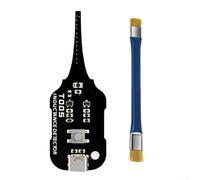 Testeur de bobine de carte mère XA5, détection d'inducteur avec indicateur LED vert pour détection de défaut d'induction électromagnétique pour PCB et réparation électronique (T005 B brosse)
