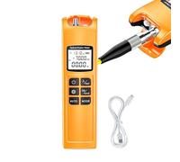 Testeur de câble à fibre optique,avec Éclairage LED Rechargeable Outils de Réseau,Petit testeur d'atténuation de fibre optique | Pour connectique FC ST SC, maintenance FTTH CATV, centre de données, dé