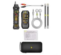 Testeur de câble multifonction ANENG M469A et fil pour réseau, téléphone et lignes électriques - RJ11/pour continuité RJ45, circuit court/ouvert, (noir)