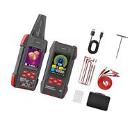 Testeur de câble multifonction professionnel et multimètre numérique avec détection automatique de données et stockage de données grand écran couleur