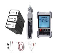 Testeur De Câble Réseau Avec Affichage LCD, Recherche Numérique Analogique, Test POE, Longueur D'appairage, Plan Câblage Diagnostics Rapides Précis(ET618 3pcs Tool)