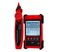 Testeur de câble réseau avec test PoE, appareil de localisation numérique de câble pour LAN/téléphone/BNC, mesure de la longueur du câble jusqu'à 600 m, technologie sans bruit, modèle ET616/ET618