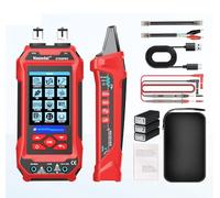 Testeur de Câble Réseau Compteur de Puissance Optique Multimètre VFL 4 EN 1, Traqueur de fil RJ45 CAT5 CAT6 CAT7 CAT8 Test UTP STP QC Longueur du Câble Scan Mapping Port Flashng Testeur POE