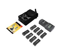 Testeur de câble réseau Écran LCD Testeur de longueur de câble Détecteur de défaut de fil avec 8 unités à distance pour techniciens informatiques Ingénieurs réseau Matériau ABS