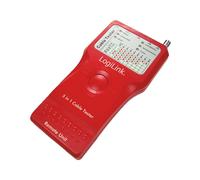 Testeur de câble réseau LogiLink WZ0014 RJ-45 - Alimentation 9V pour tests de câblage Ethernet standard.
