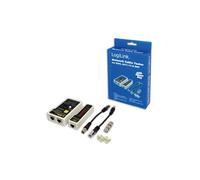 Testeur de câble réseau LogiLink WZ0015 RJ-11/RJ-12/RJ-45 avec indicateurs LED de continuité et de court-circuit
